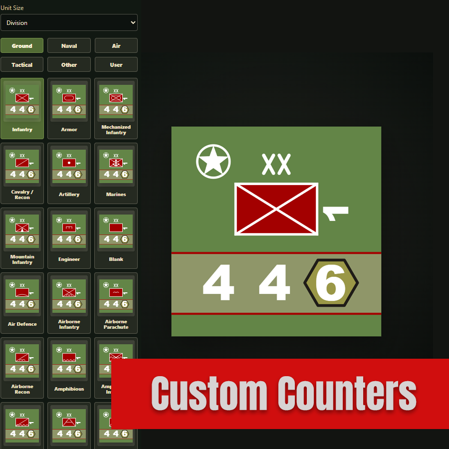 Custom counter example made with Counter Designer