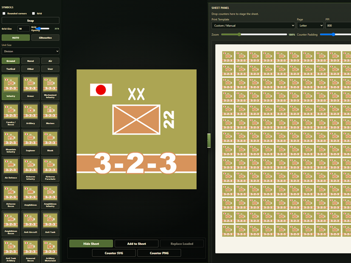 Counter Designer app screenshot