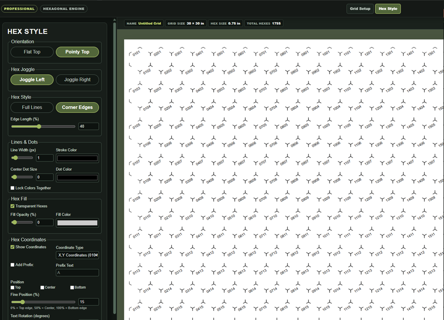 Grid Designer app screenshot