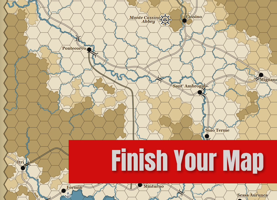 Finish Your Map example ready to export